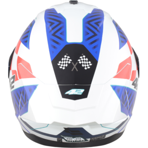 Casco XTR-M70 ECE-2206 Xtrong sprint rojo brillo visor rojo XL
