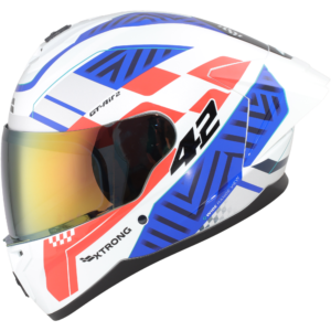 Casco XTR-M70 ECE-2206 Xtrong sprint rojo brillo visor rojo XL