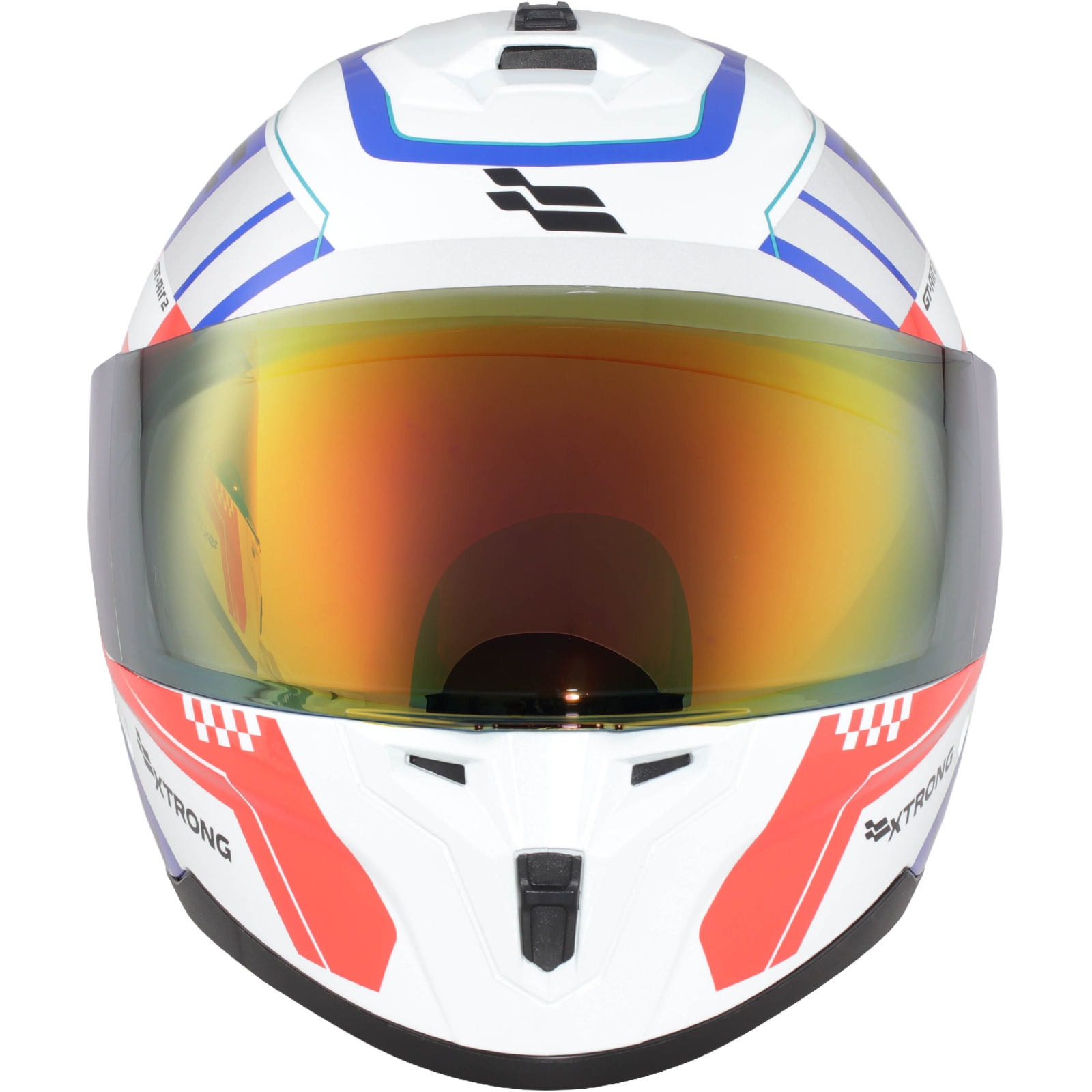Casco XTR-M70 ECE-2206 Xtrong sprint rojo brillo visor rojo L - Imagen 3