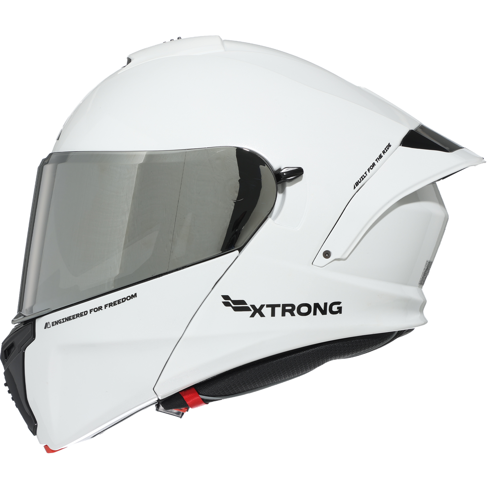 Casco XTR-PHANTOM ECE-2206 Xtrong storm blanco brillo visor plateado XL - Imagen 4