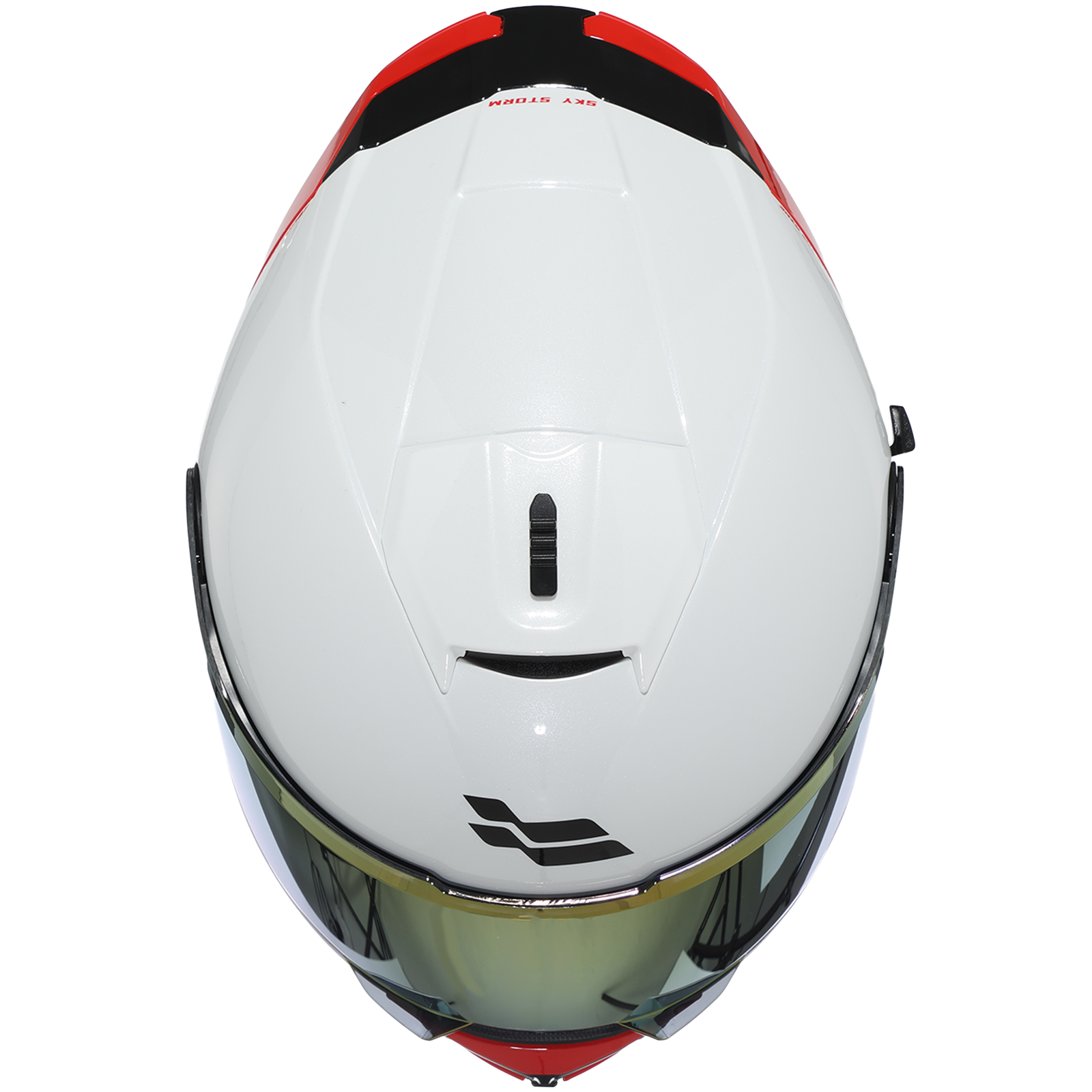 Casco XTR-PHANTOM ECE-2206 Xtrong storm blanco-rojo brillo visor rojo XL - Imagen 3