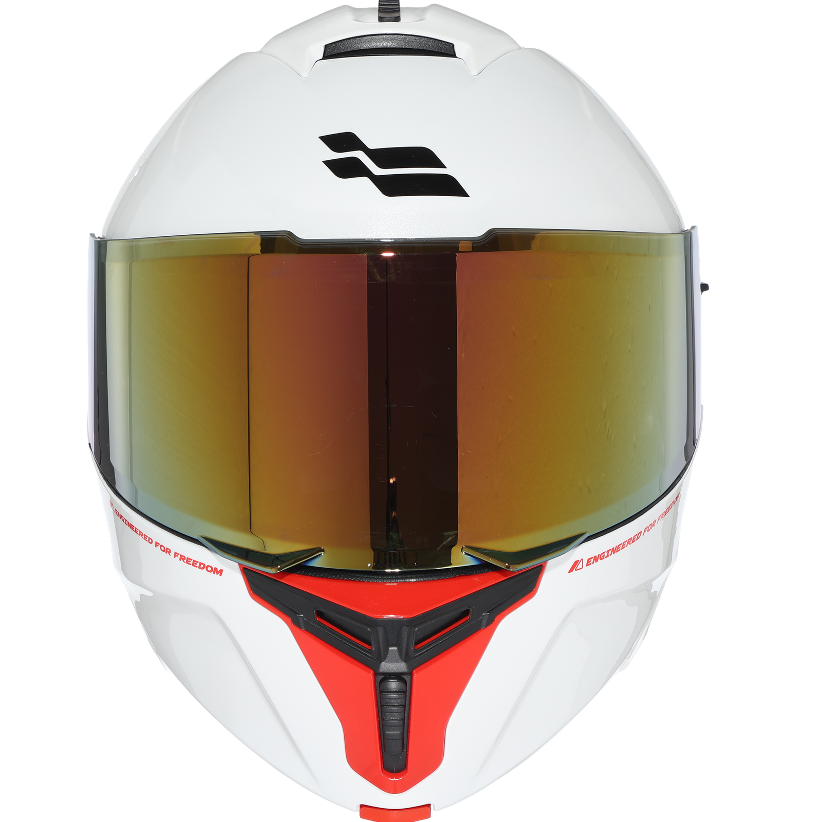 Casco XTR-PHANTOM ECE-2206 Xtrong storm blanco-rojo brillo visor rojo XL - Imagen 4