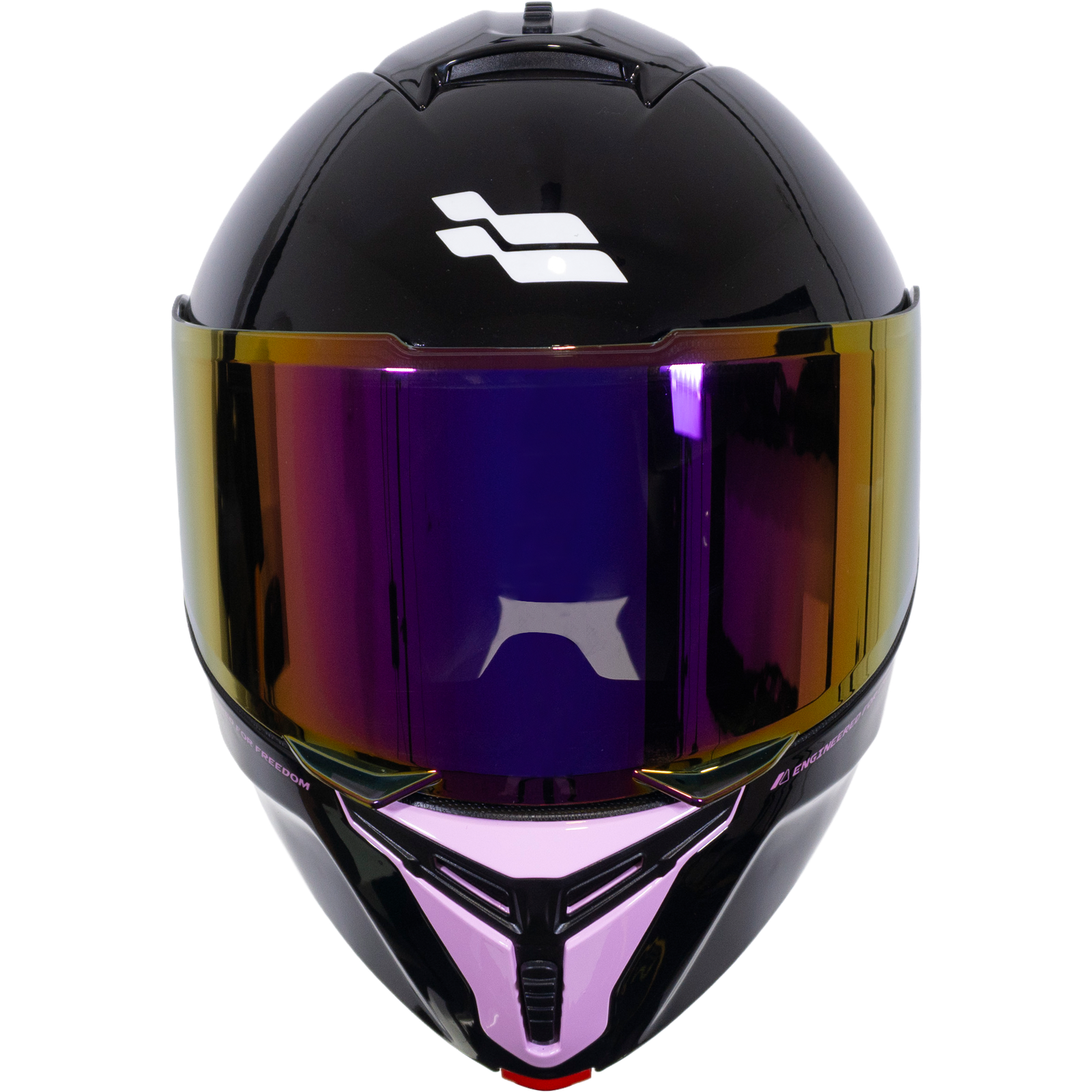 Casco XTR-PHANTOM ECE-2206 Xtrong storm negro-rosado brillo visor morado S - Imagen 3