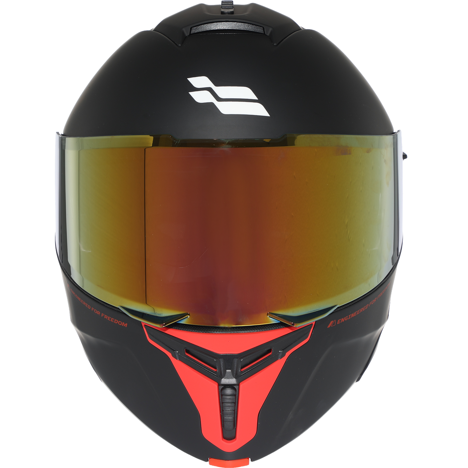 Casco XTR-PHANTOM ECE-2206 Xtrong storm negro-rojo mate visor rojo XL