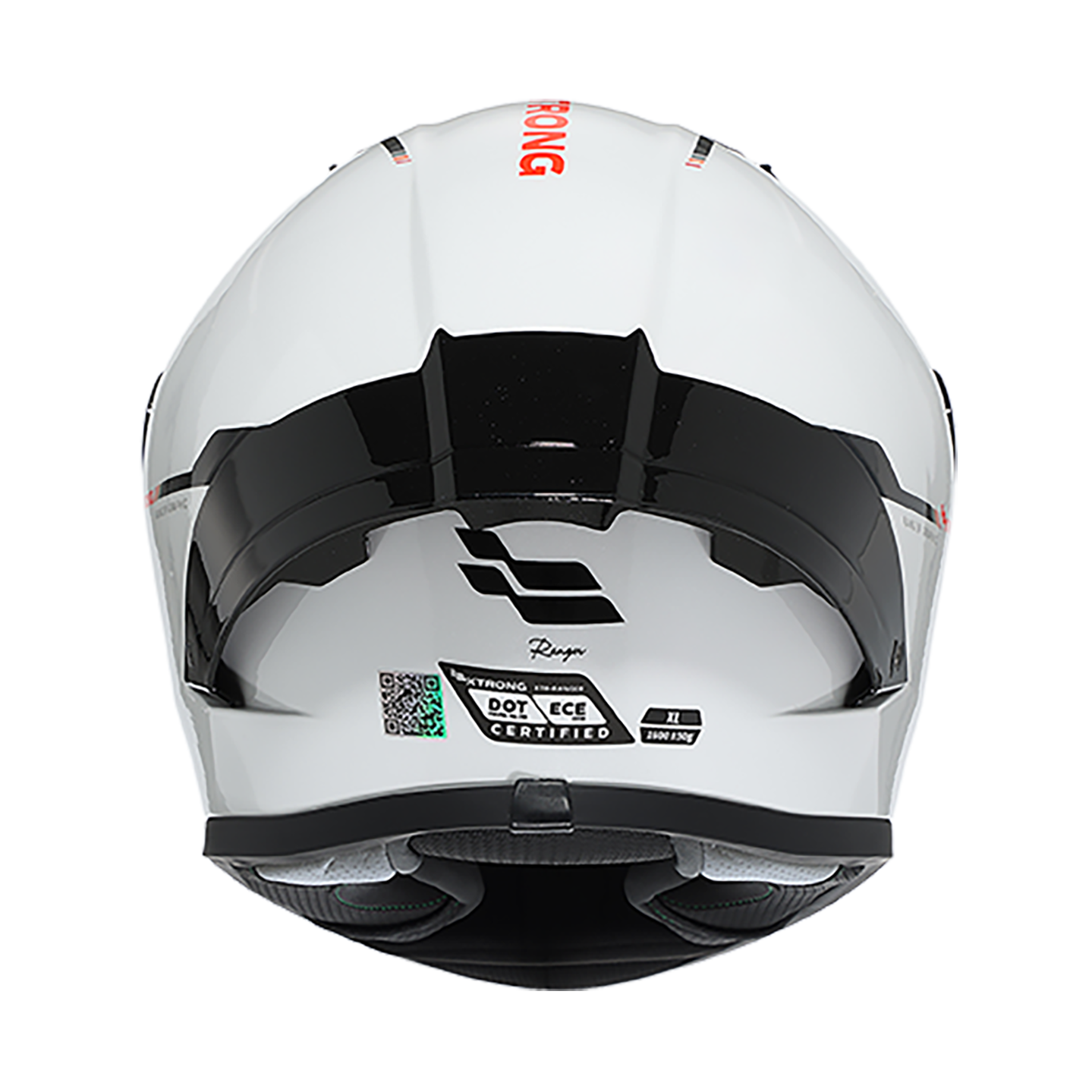 Casco XTR-RANGER ECE-2206 Xtrong racecraft blanco brillo visor dorado L - Imagen 6