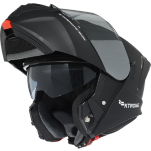 Casco XTR-PHANTOM ECE-2206 Xtrong storm carbon mate visor plateado XL
