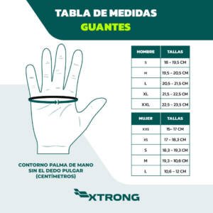 XTR-4333 XTRONG GUANTES UNISEX NEGRO S | SKU14265