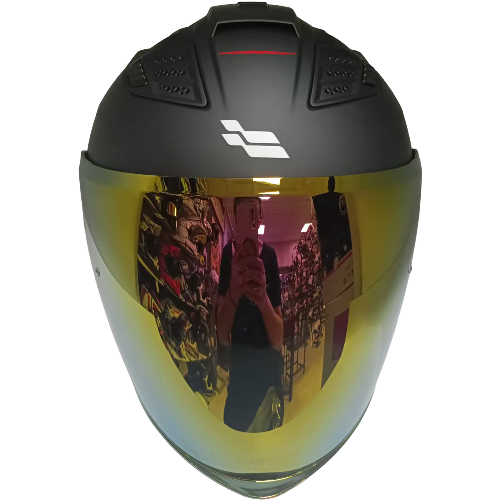 Casco Abierto XTR-CUP Negro-Rojo Talla M | SKU 17668 - Imagen 2