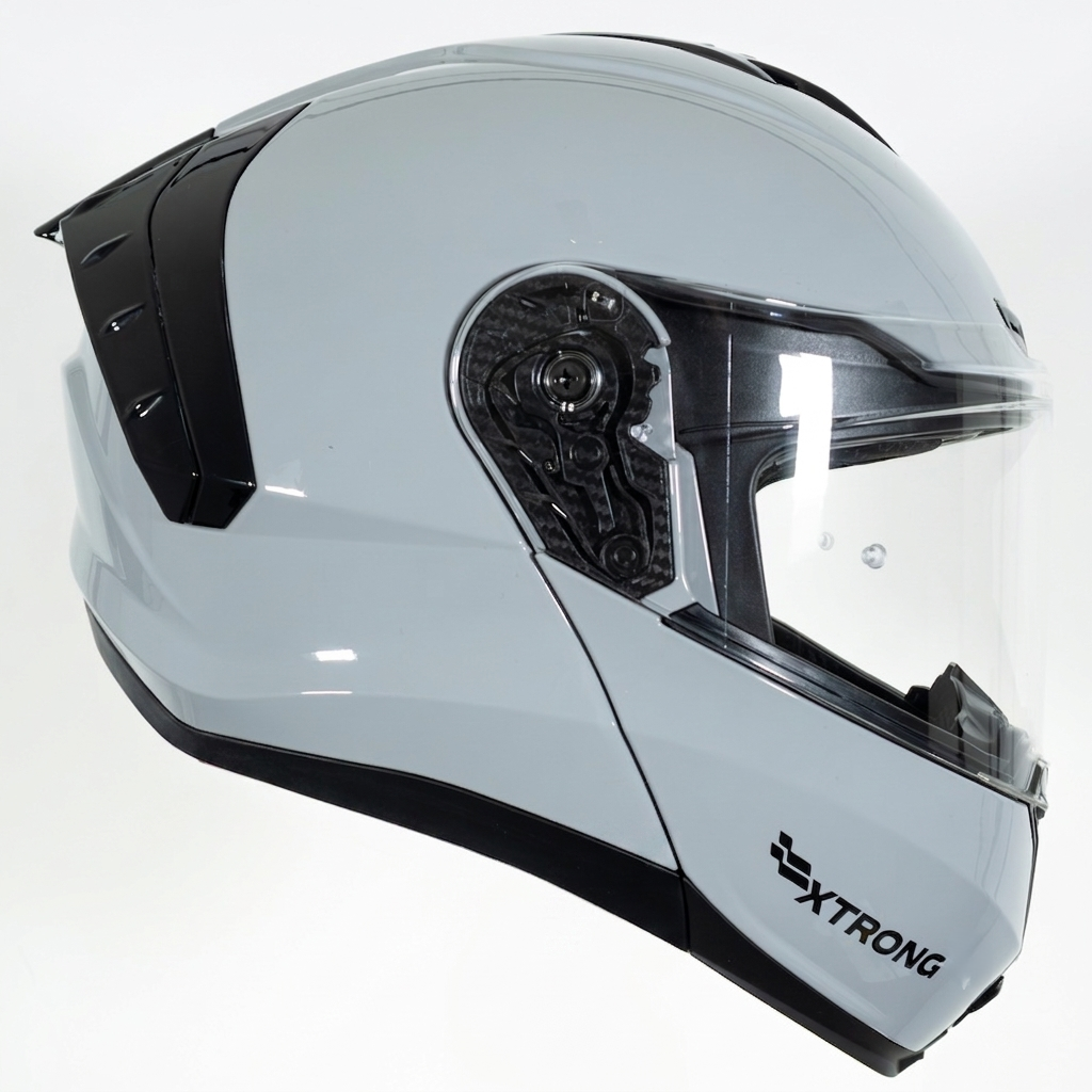 Casco XTR-918 ECE-2206 Xtrong gris-nardo brillo SP negro-brillo visor transparente L | SKU17286 - Imagen 2