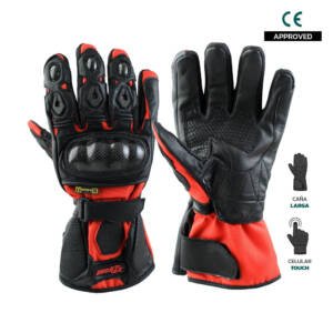XTR-4312 XTRONG GUANTES HOMBRE NEGRO-ROJO L | SKU14245