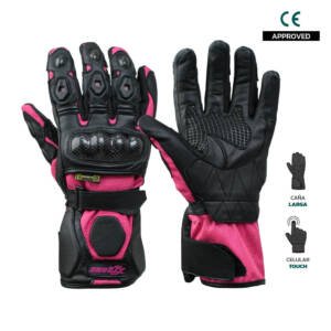 XTR-4312 XTRONG GUANTES DAMA NEGRO-ROSADO M | SKU14251
