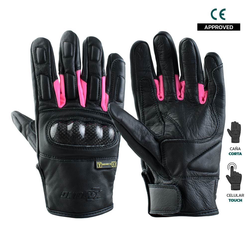 XTR-4333 XTRONG GUANTES DAMA NEGRO-ROSADO M | SKU14268