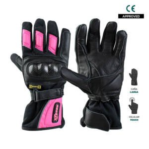 Guantes XTR-4310 Negro-Rosado Talla L | SKU 14724