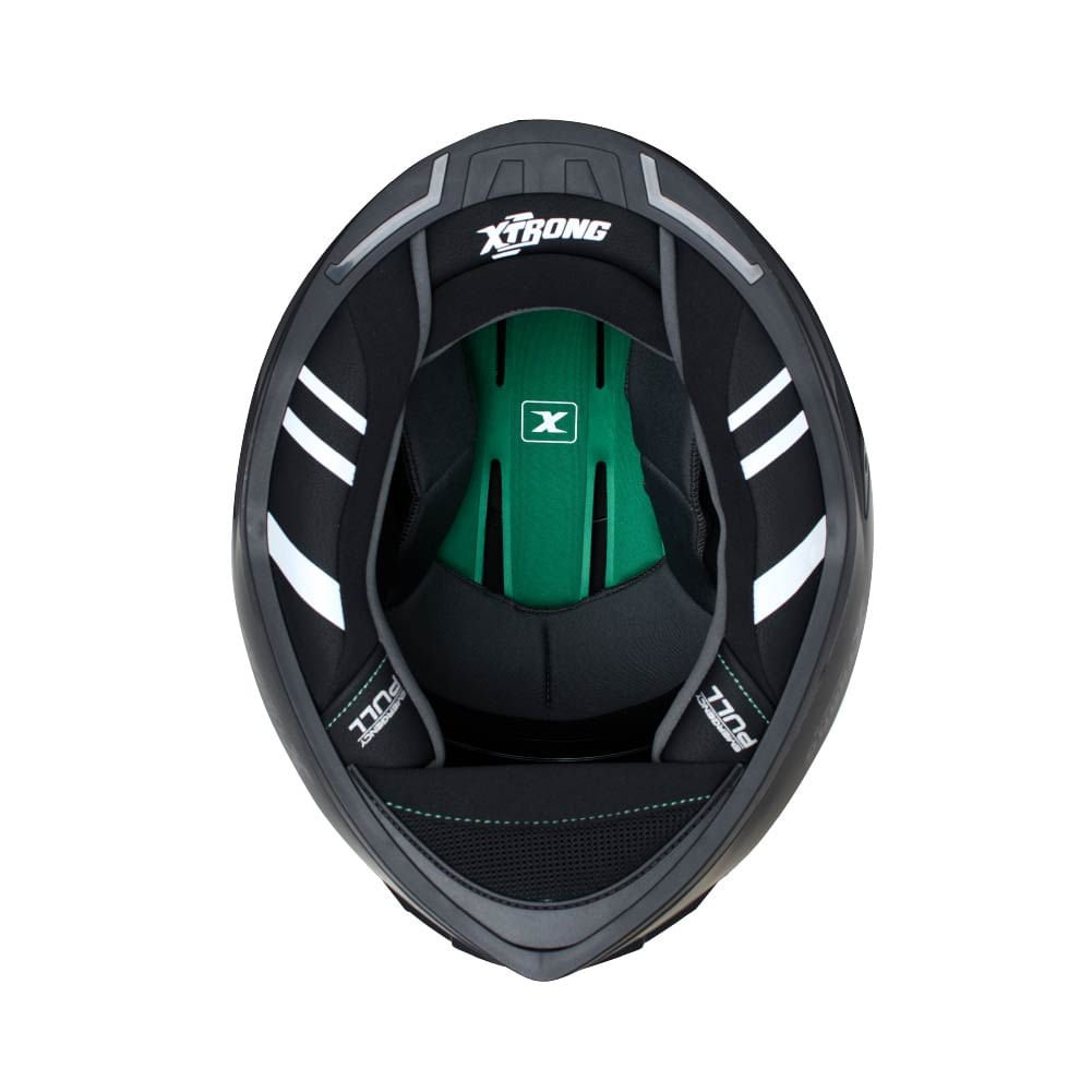 Casco XTR-352R1 SET ECE-2206 Xtrong negro mate SP negro-mate visor plateado XL | SKU16354 - Imagen 6