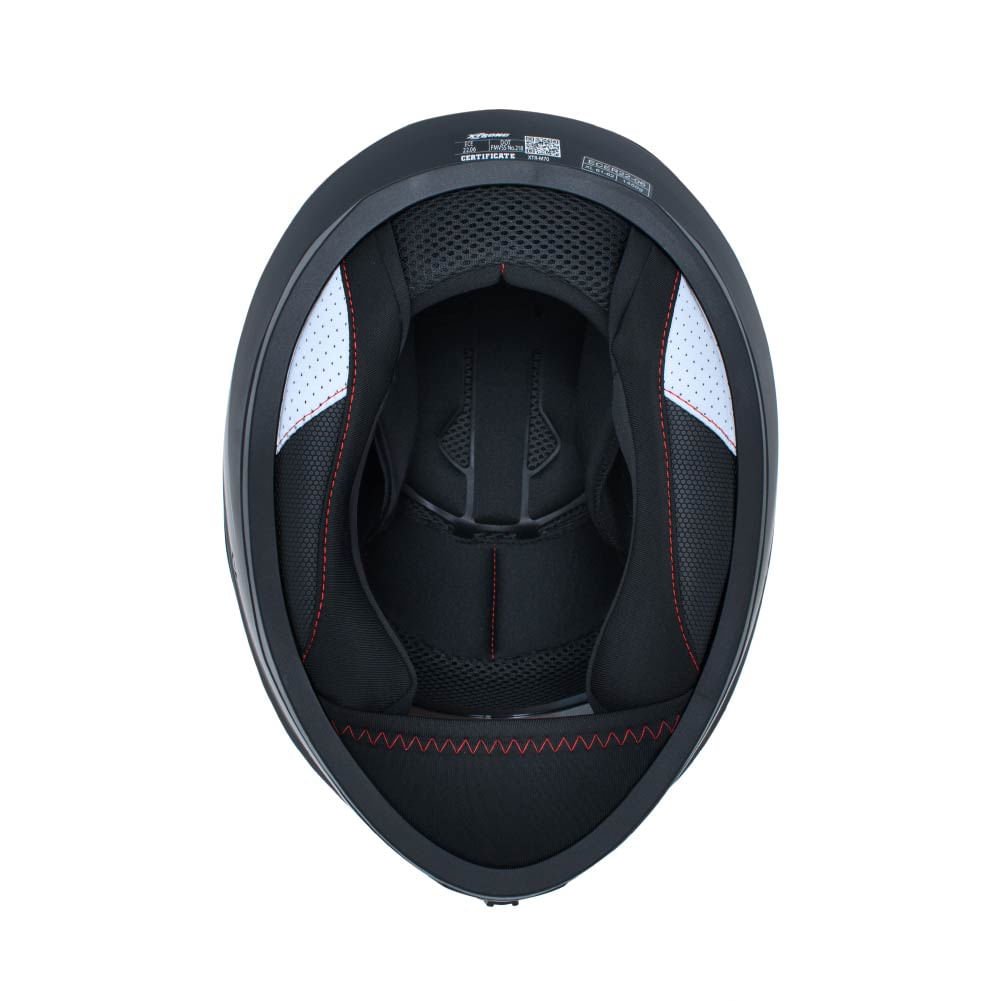 Casco XTR-M70 SET ECE-2206 Xtrong negro mate SP negro-brillo visor plateado M | SKU16599 - Imagen 5