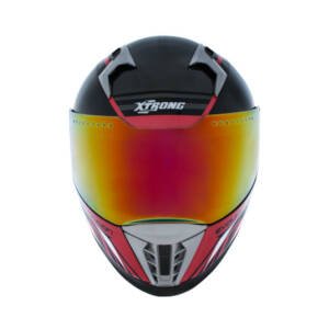 Casco XTR-M69 SET ECE-2206 Xtrong glitch rojo brillo visor rojo XL | SKU16609