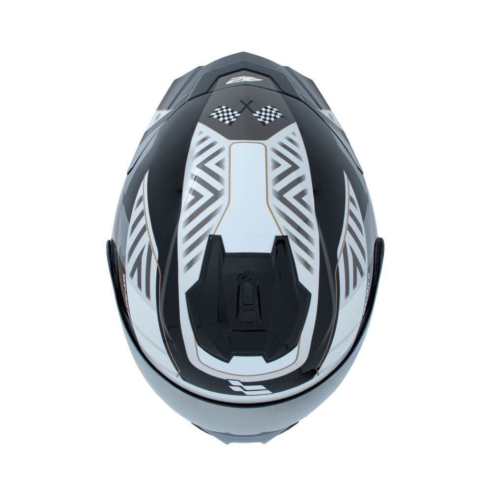 Casco XTR-M70 ECE-2206 Xtrong sprint gris brillo visor plateado L | SKU16875 - Imagen 4