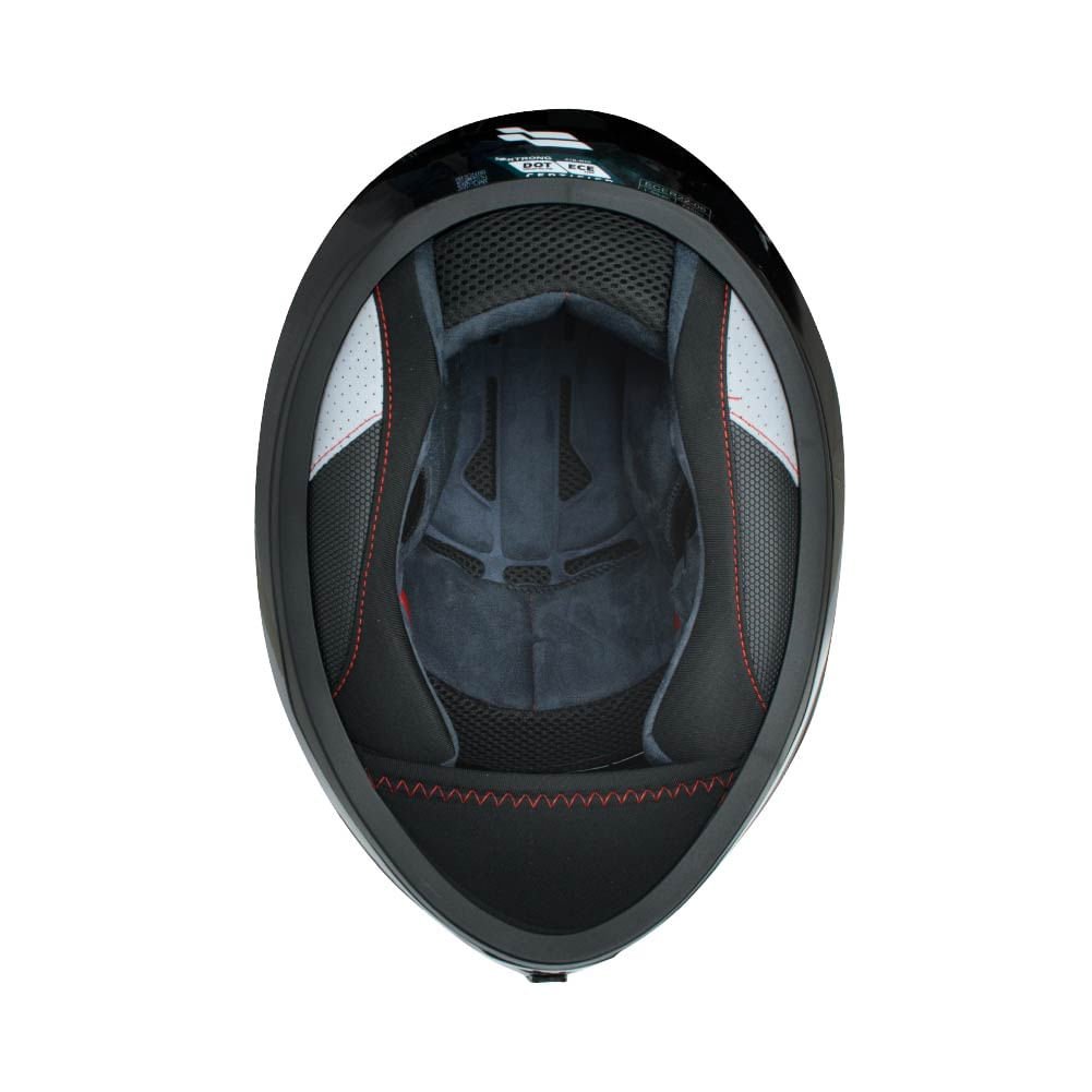 Casco XTR-M70 ECE-2206 Xtrong sprint gris brillo visor plateado L | SKU16875 - Imagen 5