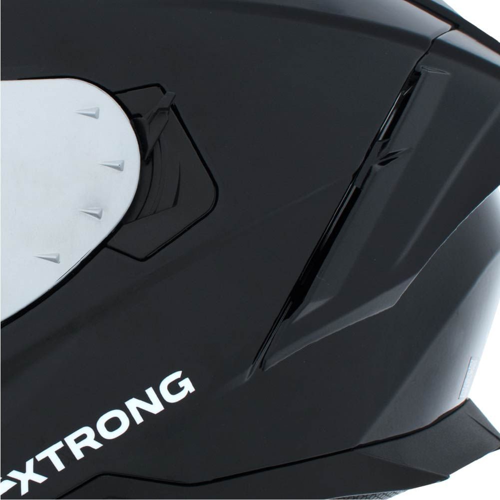 Casco XTR-M69 ECE-2206 Xtrong negro brillo SP negro-brillo visor plateado XL | SKU17142 - Imagen 8