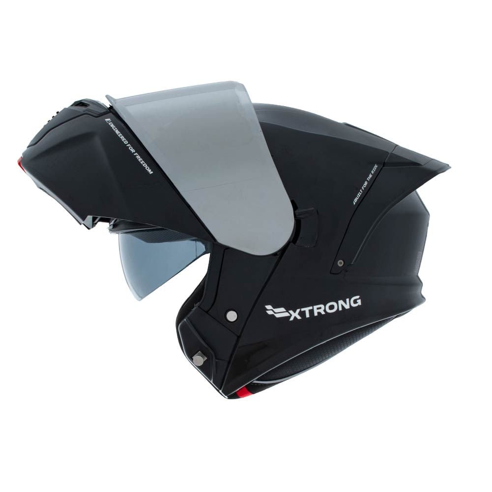 Casco XTR-PHANTOM ECE-2206 Xtrong storm negro brillo visor plateado XL | SKU17190 - Imagen 5