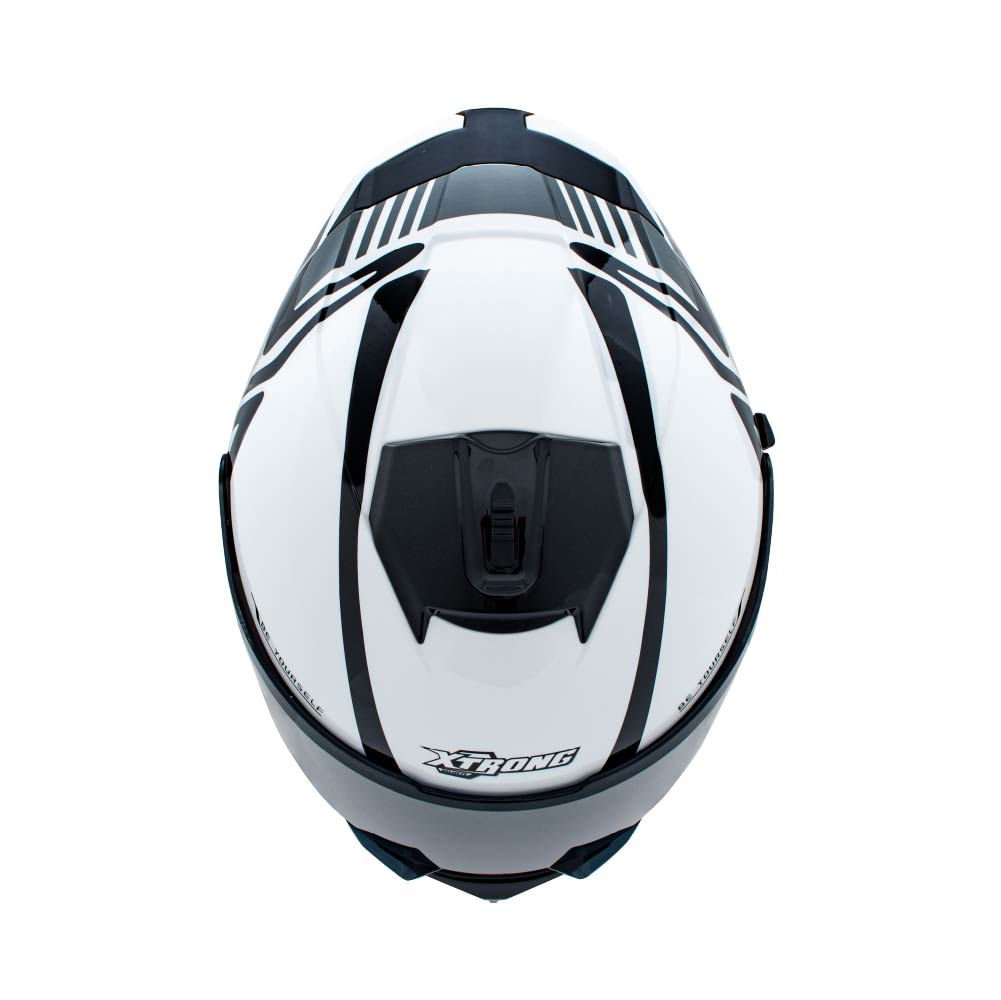 Casco XTR-PHANTOM SET ECE-2206 Xtrong flowing blanco brillo visor humo L | SKU17202 - Imagen 4