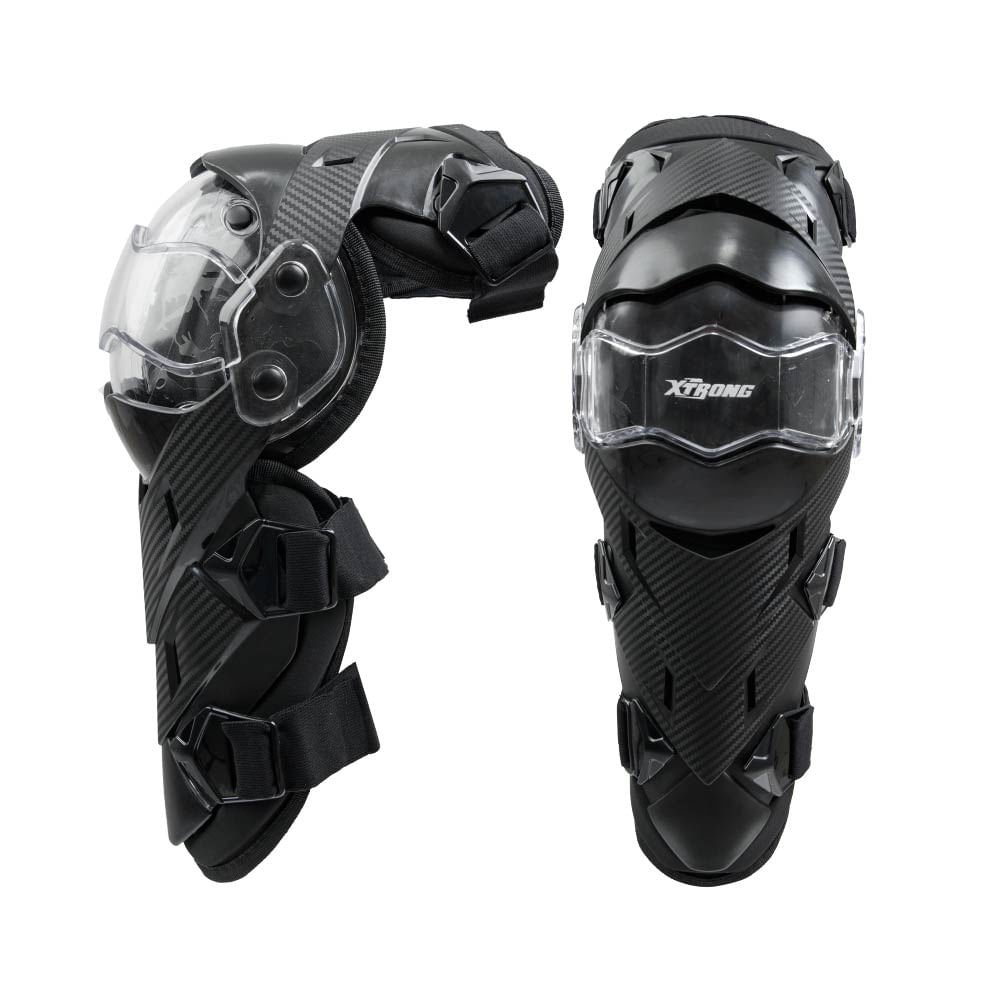 XTR-K-03 XTRONG RODILLERAS NEGRO SET | SKU17271 - Imagen 2