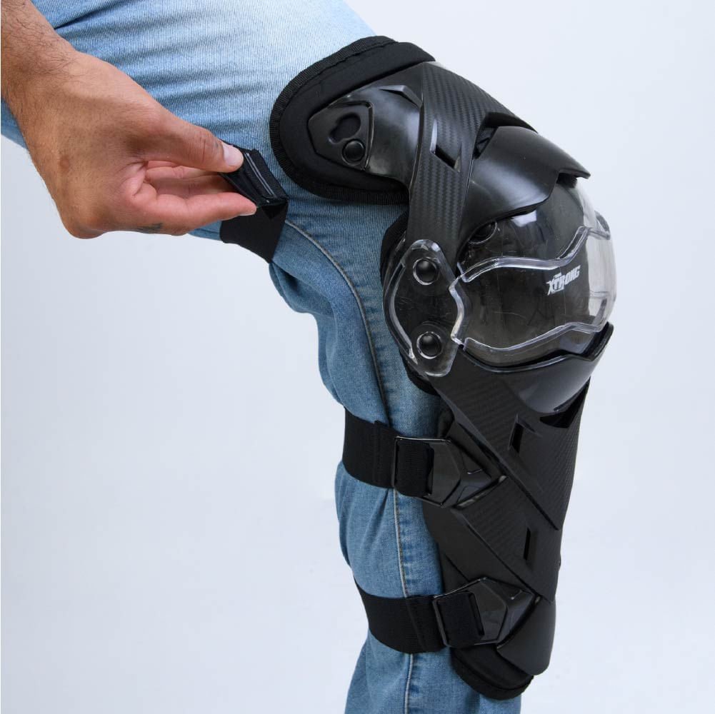 XTR-K-03 XTRONG RODILLERAS NEGRO SET | SKU17271 - Imagen 4