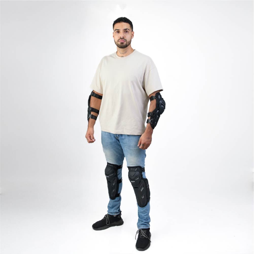 XTR-K-04 XTRONG RODILLERAS NEGRO SET | SKU17272 - Imagen 5