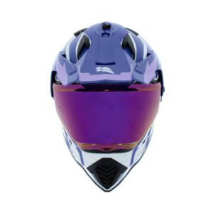 Casco XTR-902 fly blanco morado brillo S | SKU17297