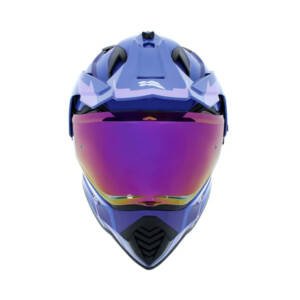 Casco XTR-902 fly negro morado brillo S | SKU17301
