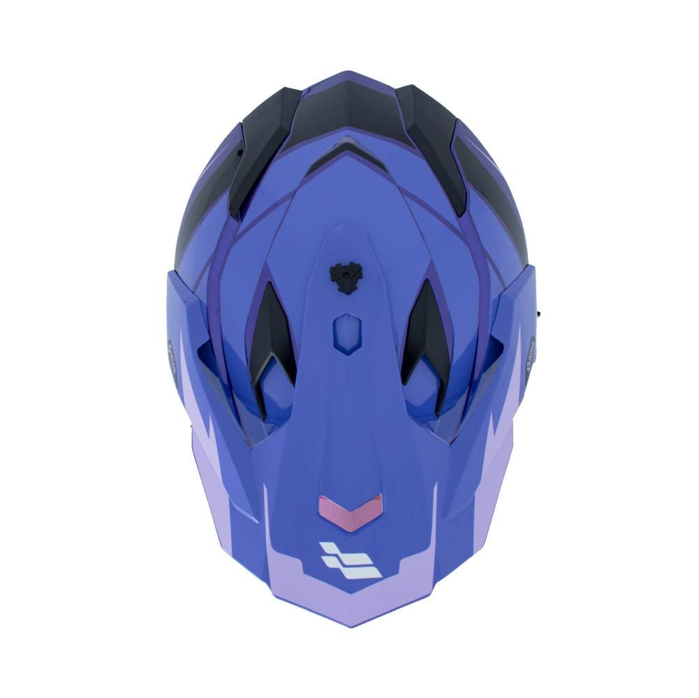 Casco XTR-902 fly negro morado brillo S | SKU17301 - Imagen 4