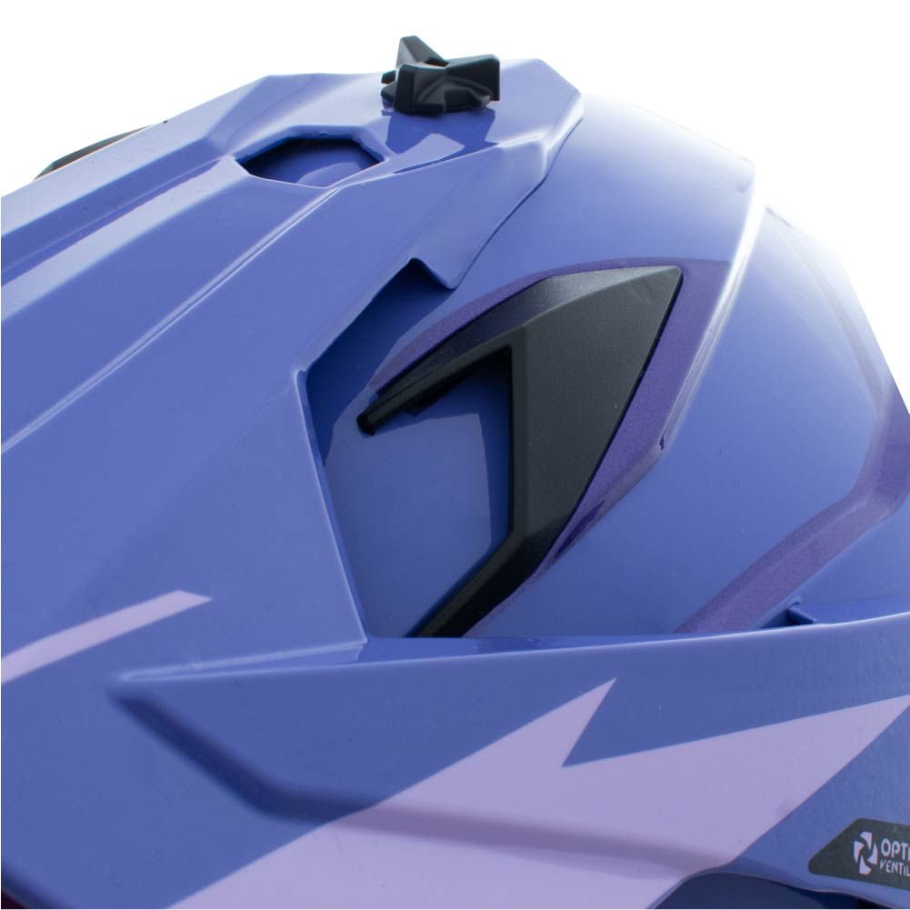 Casco XTR-902 fly negro morado brillo S | SKU17301 - Imagen 8