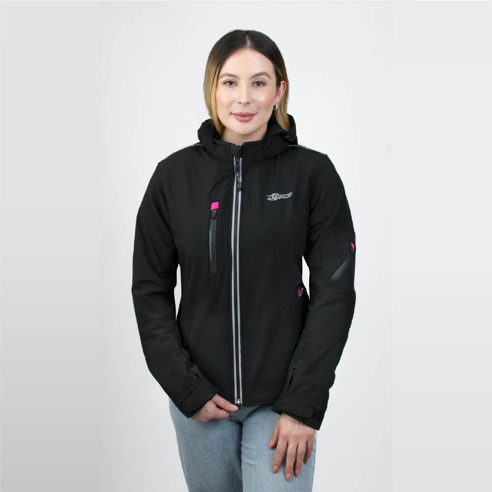 XTR-2700 XTRONG CHAQUETA-URBANA DAMA NEGRO-ROSADO S | SKU17314 - Imagen 5