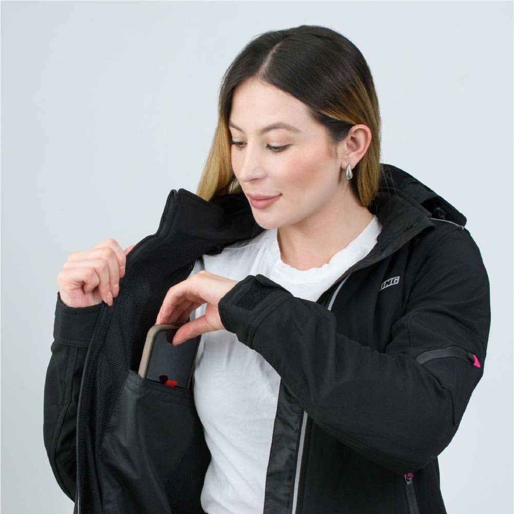 XTR-2700 XTRONG CHAQUETA-URBANA DAMA NEGRO-ROSADO S | SKU17314 - Imagen 8