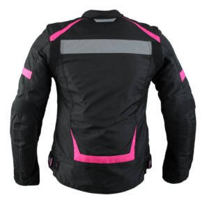 XTR-2127 XTRONG CHAQUETA-CARRETERA DAMA NEGRO-ROSADO S | SKU17334