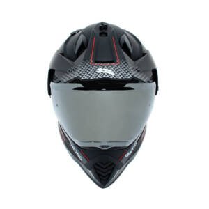 Casco XTR-902 ECE-2206 Xtrong misano ii negro-gris mate visor plateado XL | SKU17416