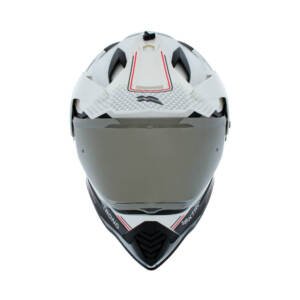 Casco XTR-902 ECE-2206 Xtrong misano ii blanco-gris brillo visor plateado XL | SKU17419
