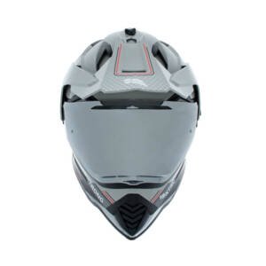 Casco XTR-902 ECE-2206 Xtrong misano ii gris-nardo brillo visor plateado L | SKU17421