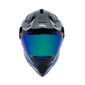 Casco XTR-902 ECE-2206 Xtrong misano ii negro-azul brillo visor azul L | SKU17432