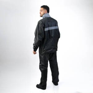 XTR-2327 XTRONG IMPERMEABLES-TELA CON ZAPATO NEGRO-GRIS 2XL | SKU17497
