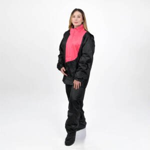 XTR-2327 XTRONG IMPERMEABLES-TELA CON ZAPATO NEGRO-ROSADO L | SKU17503