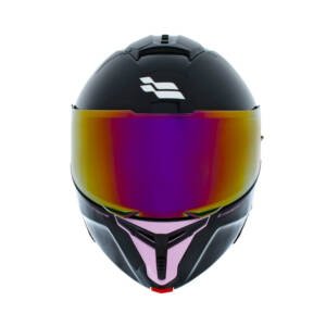Casco XTR-PHANTOM ECE-2206 Xtrong storm negro-rosado brillo visor morado S | SKU17507