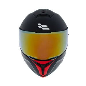 Casco XTR-PHANTOM ECE-2206 Xtrong storm negro-rojo mate visor rojo XL | SKU17519