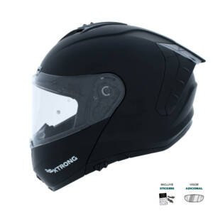 Casco XTR-918 ECE-2206 Xtrong negro mate SP negro-brillo visor transparente XL | SKU17841