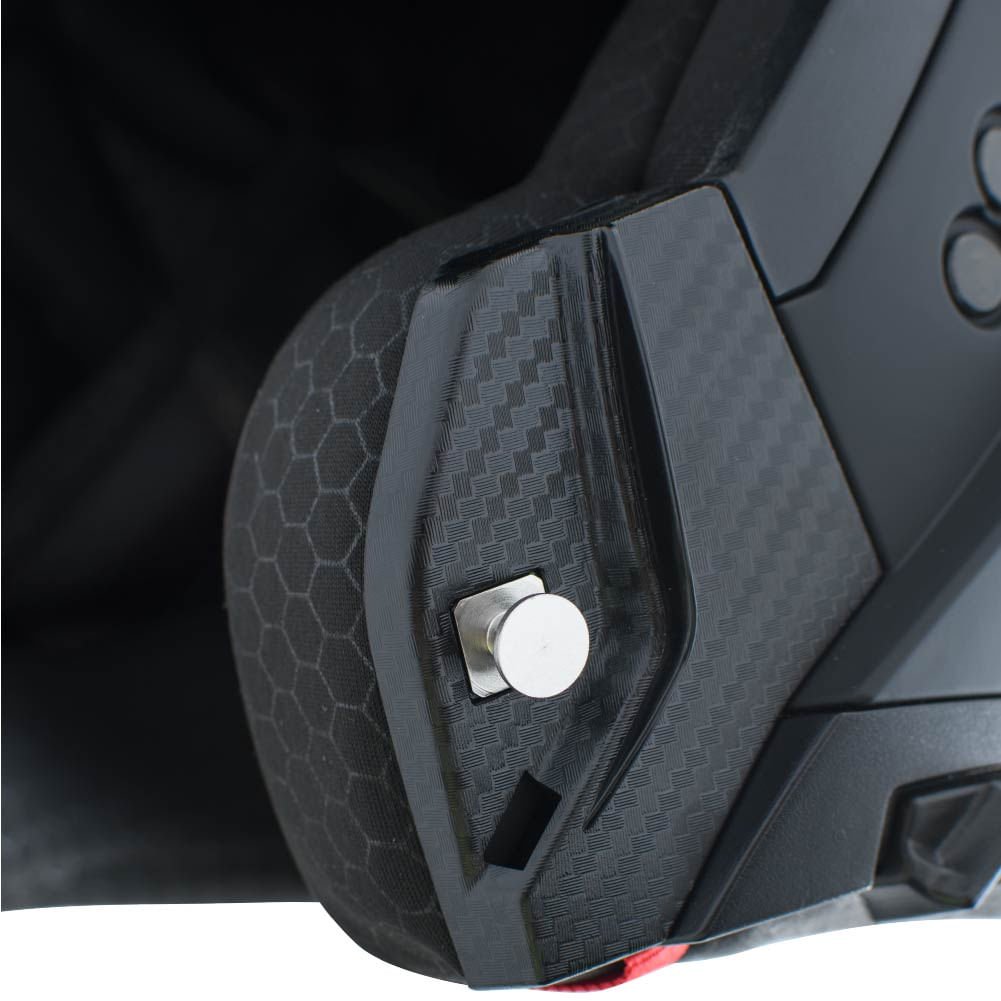 Casco XTR-918 ECE-2206 Xtrong negro mate SP negro-brillo visor transparente XL | SKU17841 - Imagen 8