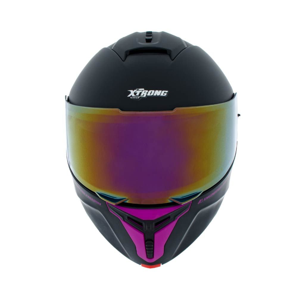 Casco XTR-PHANTOM ECE-2206 Xtrong storm negro-morado mate S (sin mecanismo adicional) | SKU19126 - Imagen 2