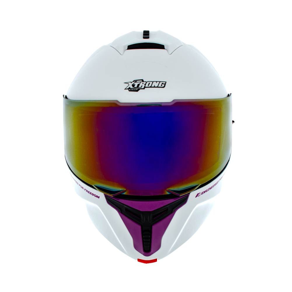 Casco XTR-PHANTOM ECE-2206 Xtrong storm blanco-morado mate S (sin mecanismo adicional) | SKU19128 - Imagen 2