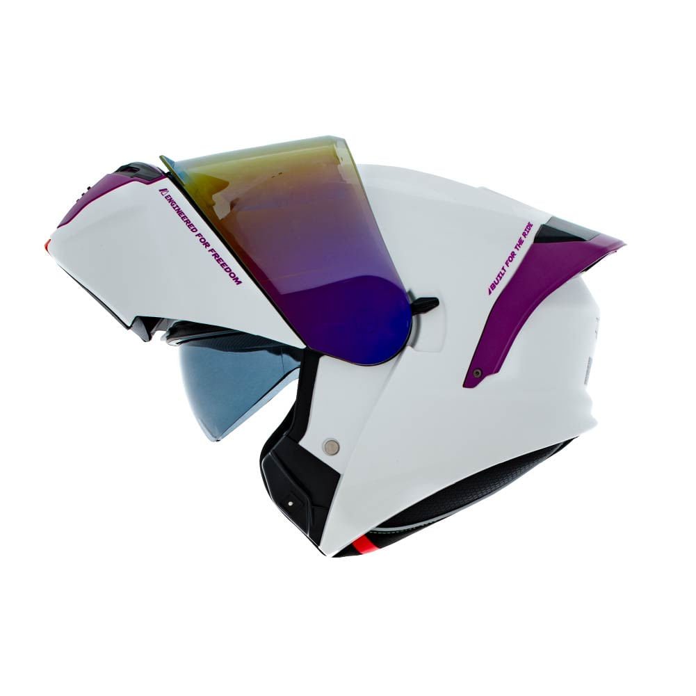 Casco XTR-PHANTOM ECE-2206 Xtrong storm blanco-morado mate S (sin mecanismo adicional) | SKU19128 - Imagen 5