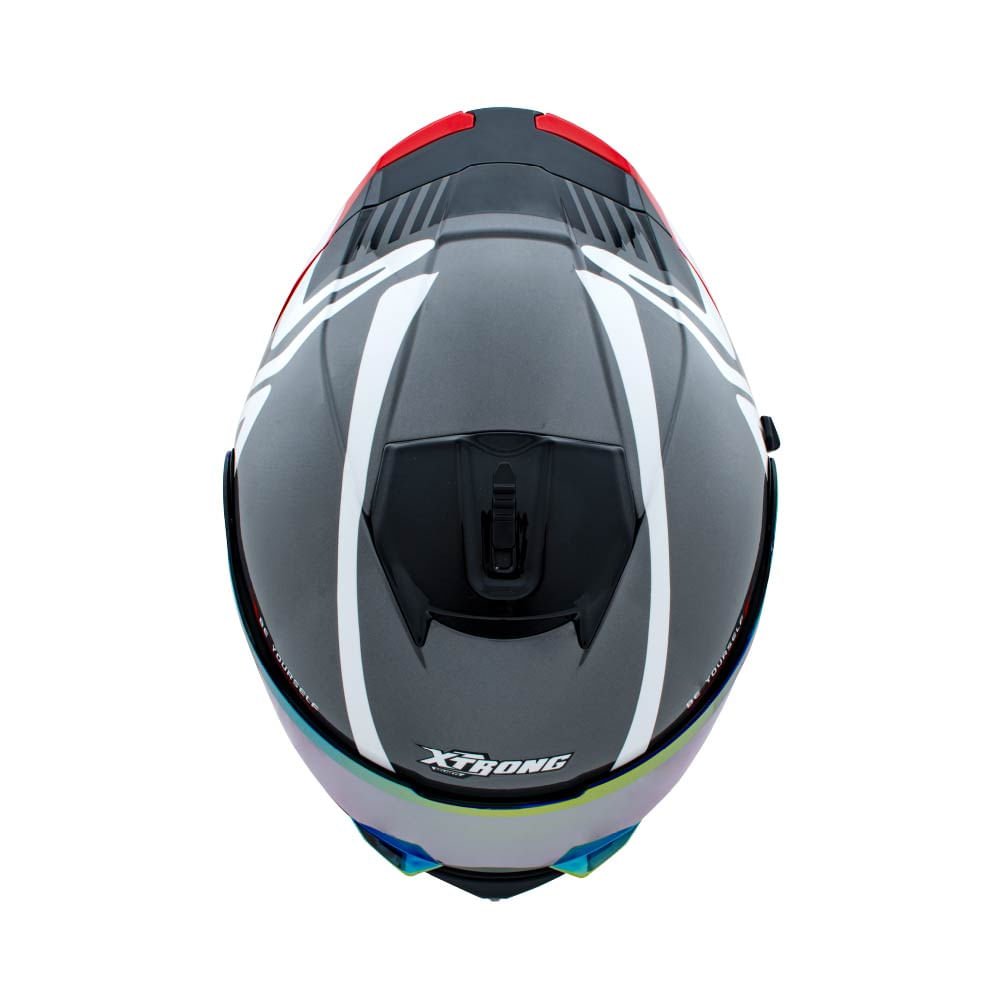 Casco XTR-PHANTOM ECE-2206 Xtrong flowing gris brillo XL (sin mecanismo adiciona) | SKU19132 - Imagen 4