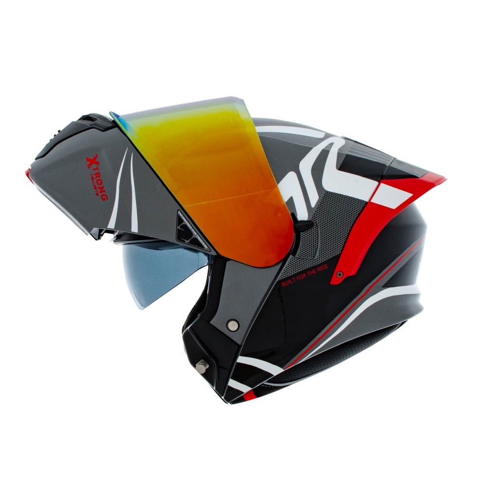 Casco XTR-PHANTOM ECE-2206 Xtrong flowing gris brillo XL (sin mecanismo adiciona) | SKU19132 - Imagen 5
